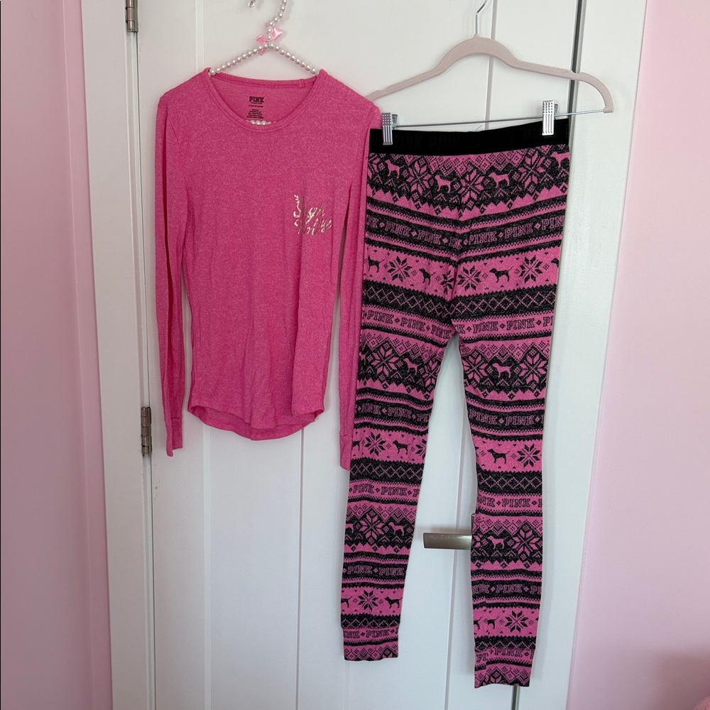 PINK Christmas Pajamas